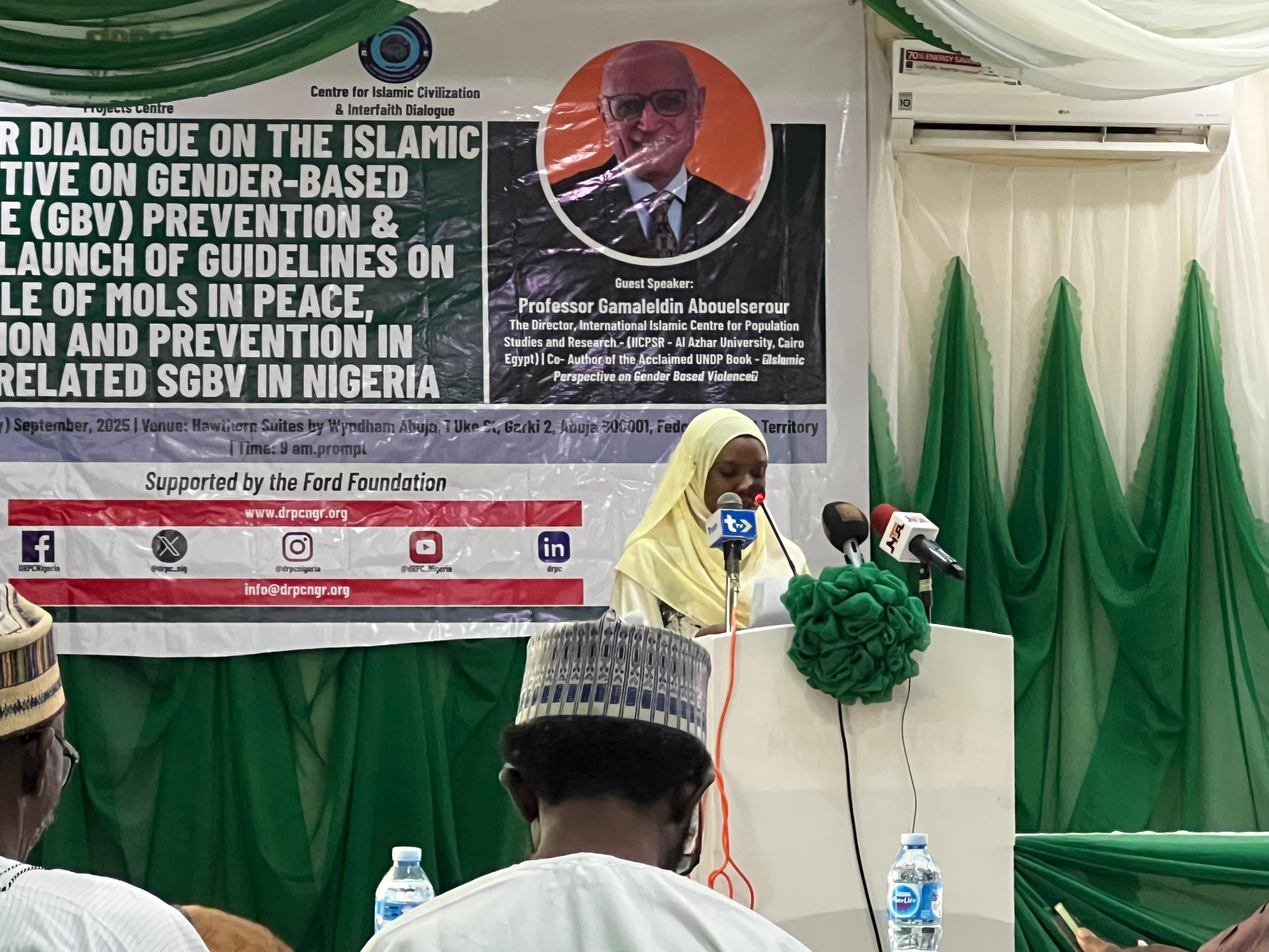 Safiya Nuhu represents the Vice-Chancellor, Bayero University Kano (BUK), Haruna Musa, a professor.