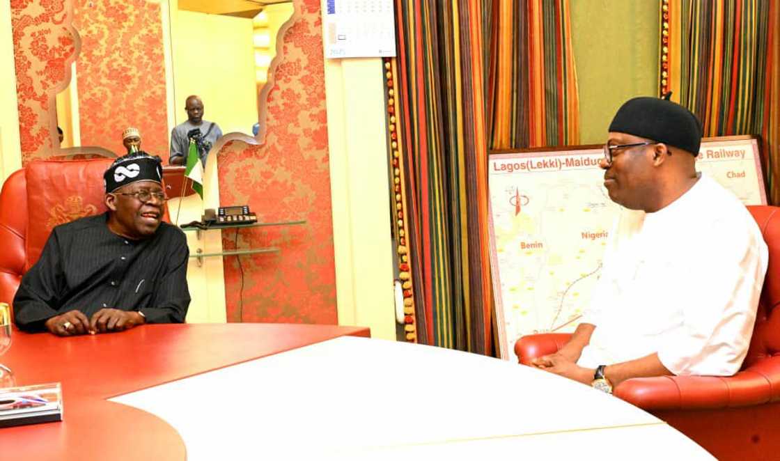 Governor Siminalayi Fubara has visited President Bola Tinubu at the presidential villa. Governor Siminalayi Fubara has visited President Bola Tinubu at the presidential villa.