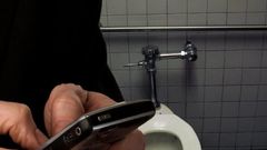 Phone in the toilet