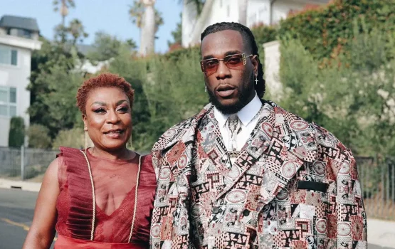 Burna Boy and his mother