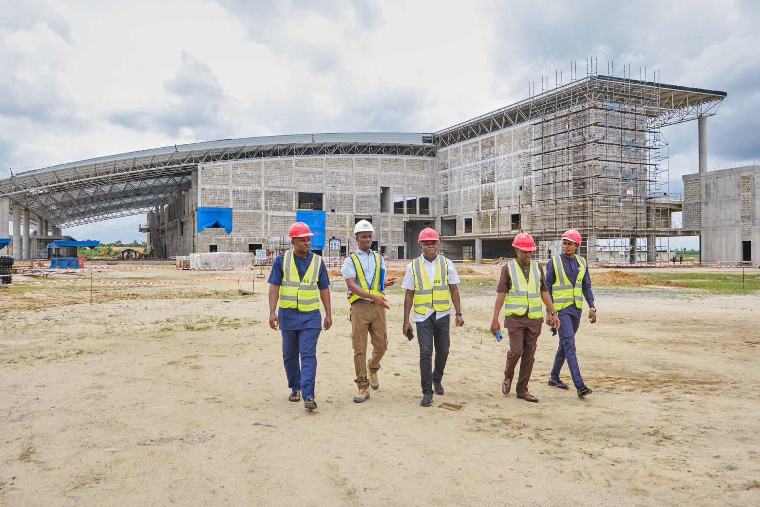 Ongoing construction of international terminal at Victor Attah International Airport, Uyo. Photo credit Celestine Mel