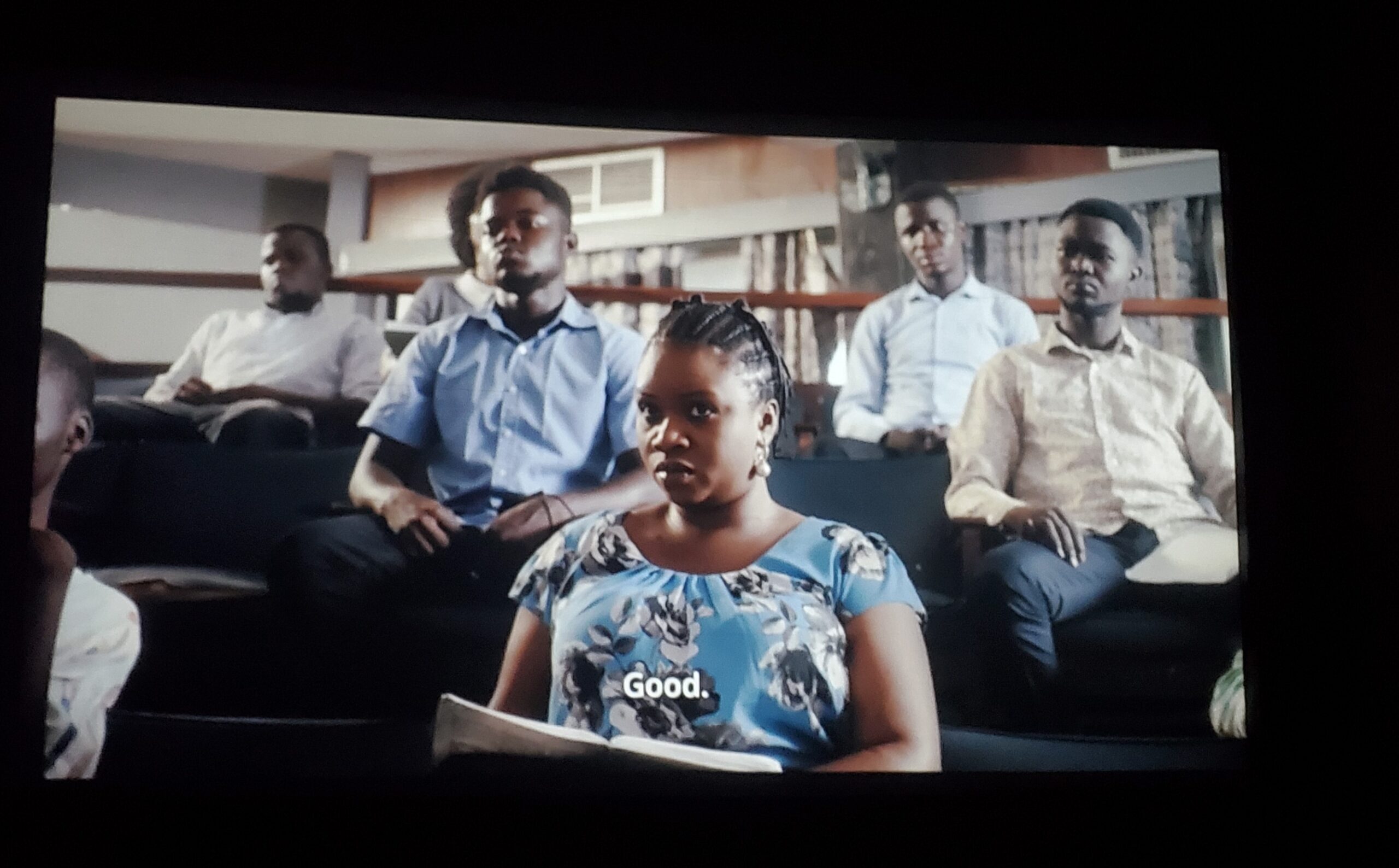 Stella during one of Adekunle Benson's lecture