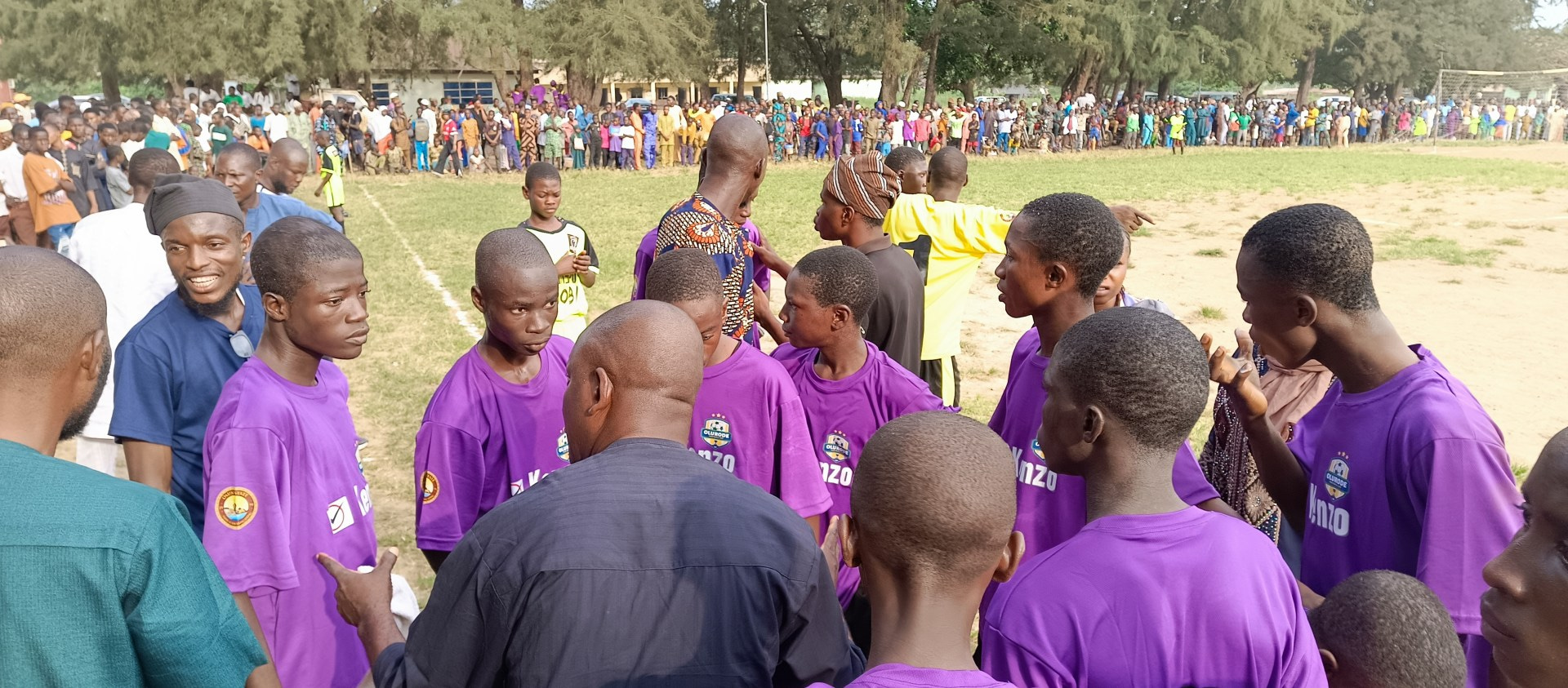 Coach Wakeeb and his players