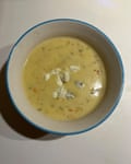 Saveur’s beer cheese soup is seasoned with caraway seeds. Thumbnail pics direct from Felicity’s kitchen.