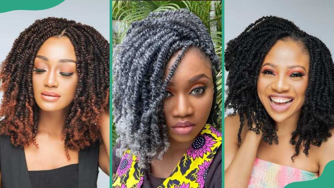 Spring twist kiny hairstyles