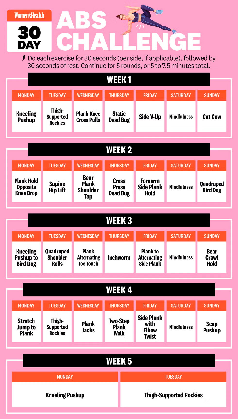 30-Day Abs Challenge