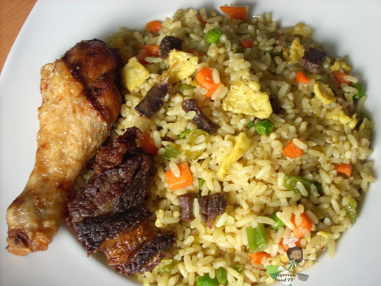 Nigerian Egg Fried Rice, nigerian fried rice
