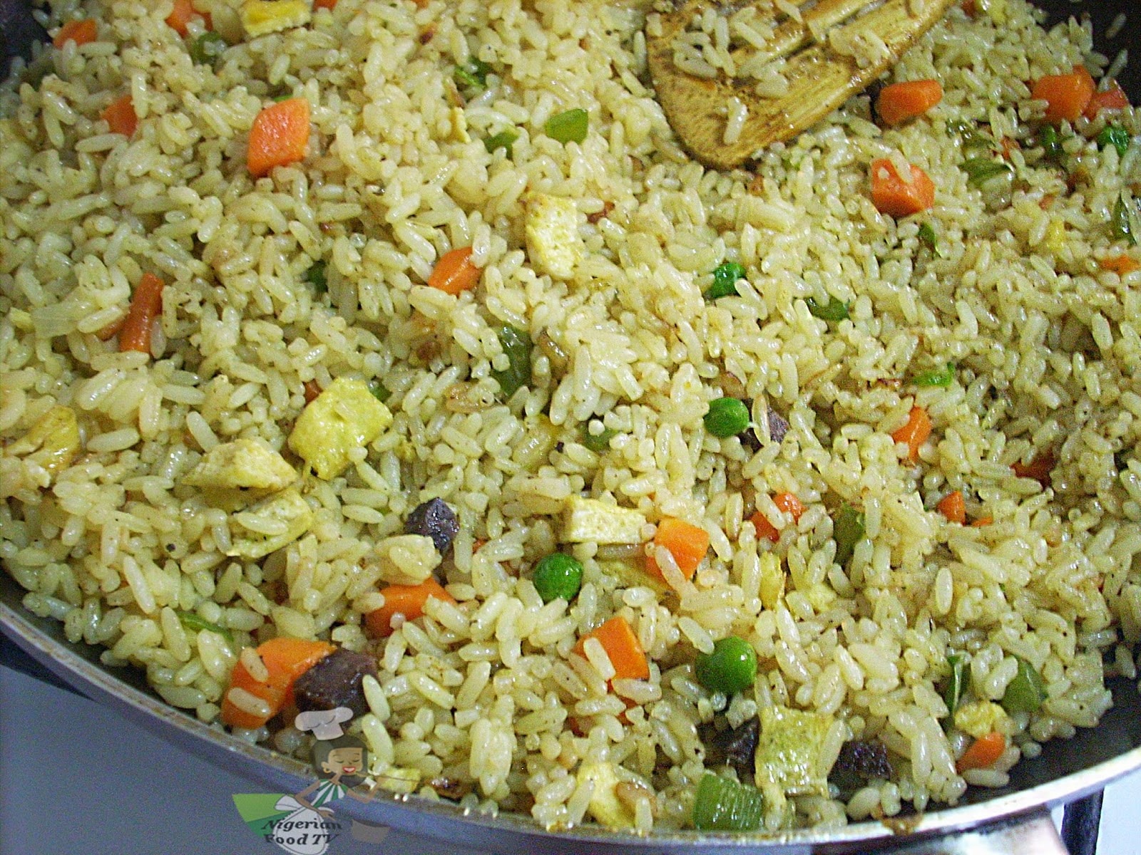 Nigerian Egg Fried Rice, nigerian fried rice